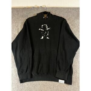 Diamond Supply Co Bear Logo Sweatshirt Hoodie Mens XL Black Skate Streetwear Y2K